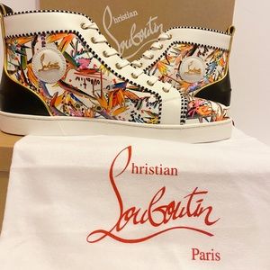 New Christian Louboutin Louis Freelouis Flat Pat Freedom CLF/NAP Sz 47/14US